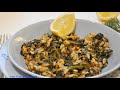 How to make Spanakoryzo - Greek Spinach and Rice - Σπανακόρυζο