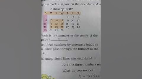 Ch-7/Time goes on../ Math Magic/ Ncert/ Class 3