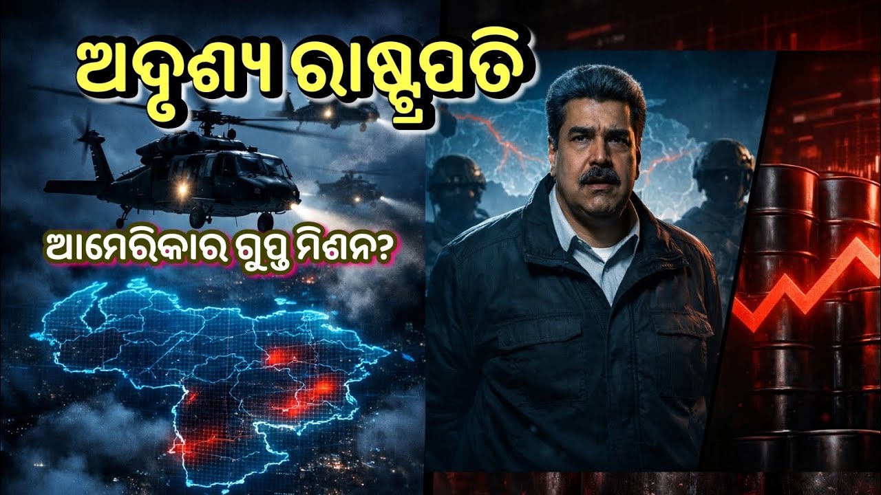 ଆମେରିକା ଉଠାଇନେଲା ରାଷ୍ଟ୍ରପତିଙ୍କୁ! 😱 | The Secret Operation in Venezuela | Odia Podcast AI
