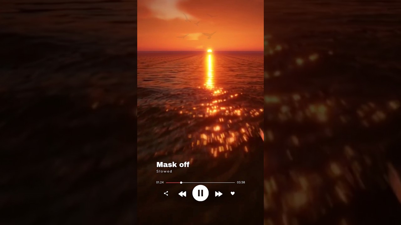 Mask Off - Slowed Reverb Status