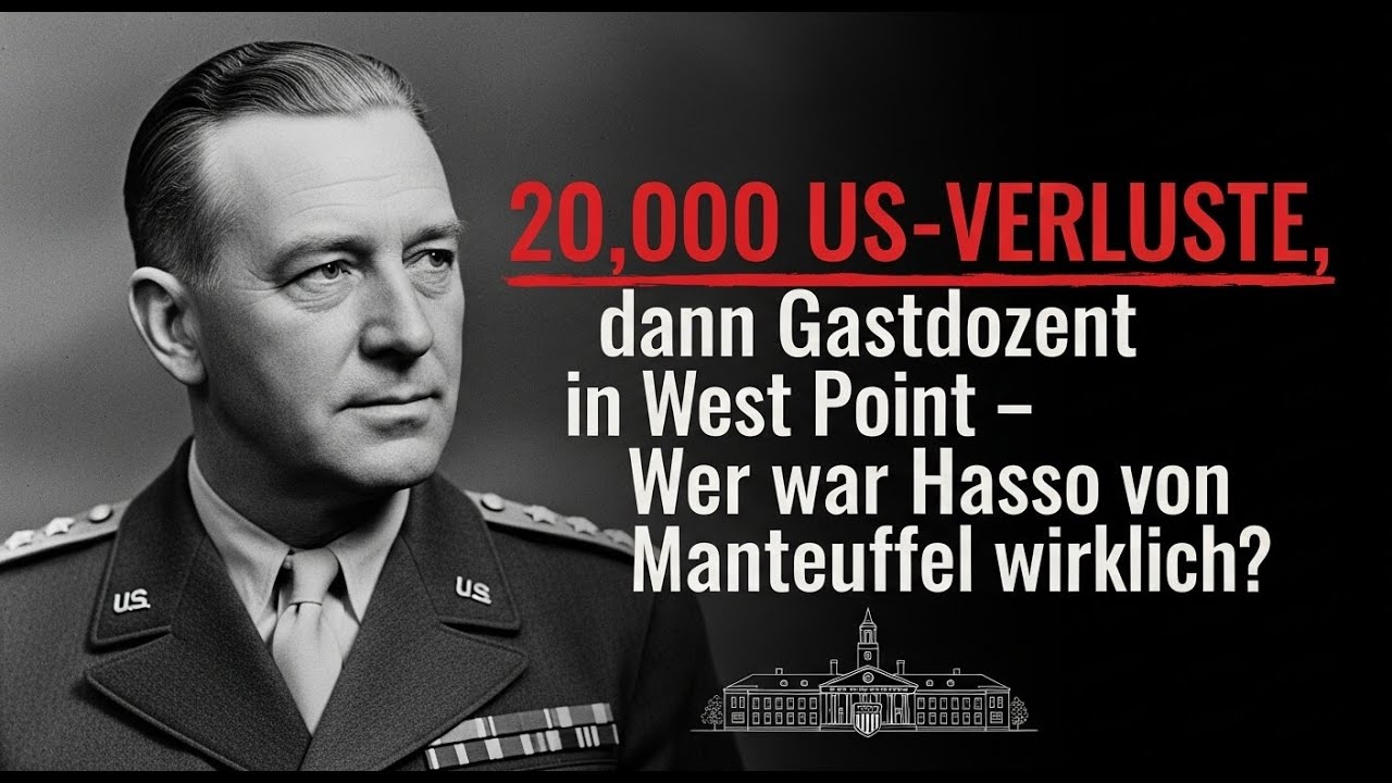 20.000 US-Verluste, dann Gastdozent in West Point – Wer war Hasso von Manteuffel wirklich?