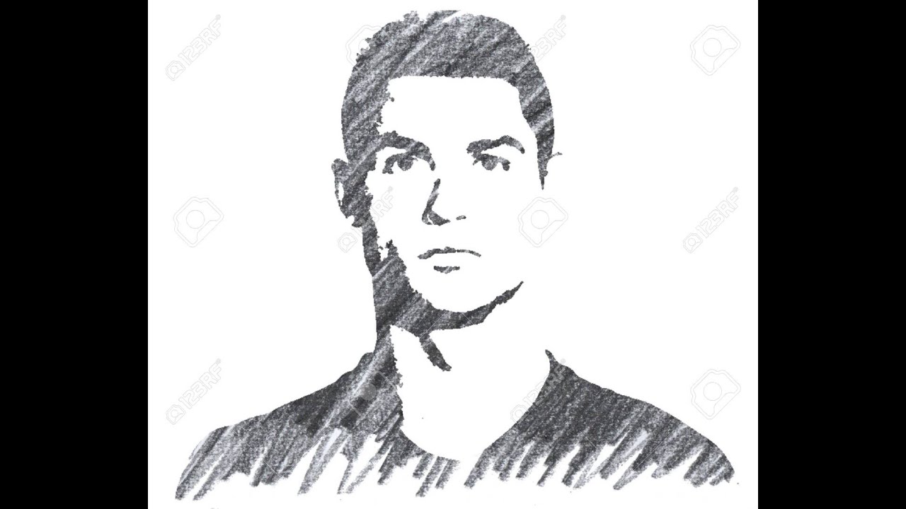 Details more than 125 cr7 drawing easy - seven.edu.vn