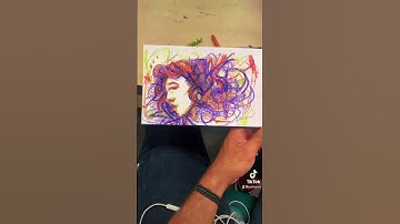 Crayola crayons really are professional drawing tools 😮‍💨😳🥶