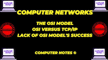 THE OSI MODEL | OSI Vs. TCP/IP | Computer Networks #computerscience #bca