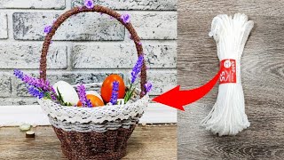 Пасхальная корзина своими руками.Корзинка на Пасху.Мастер-класс. Easter basket.DIY.