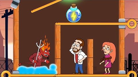 Home Pin Gameplay All Game Level Solution Pull Him Out - Pull The Pin