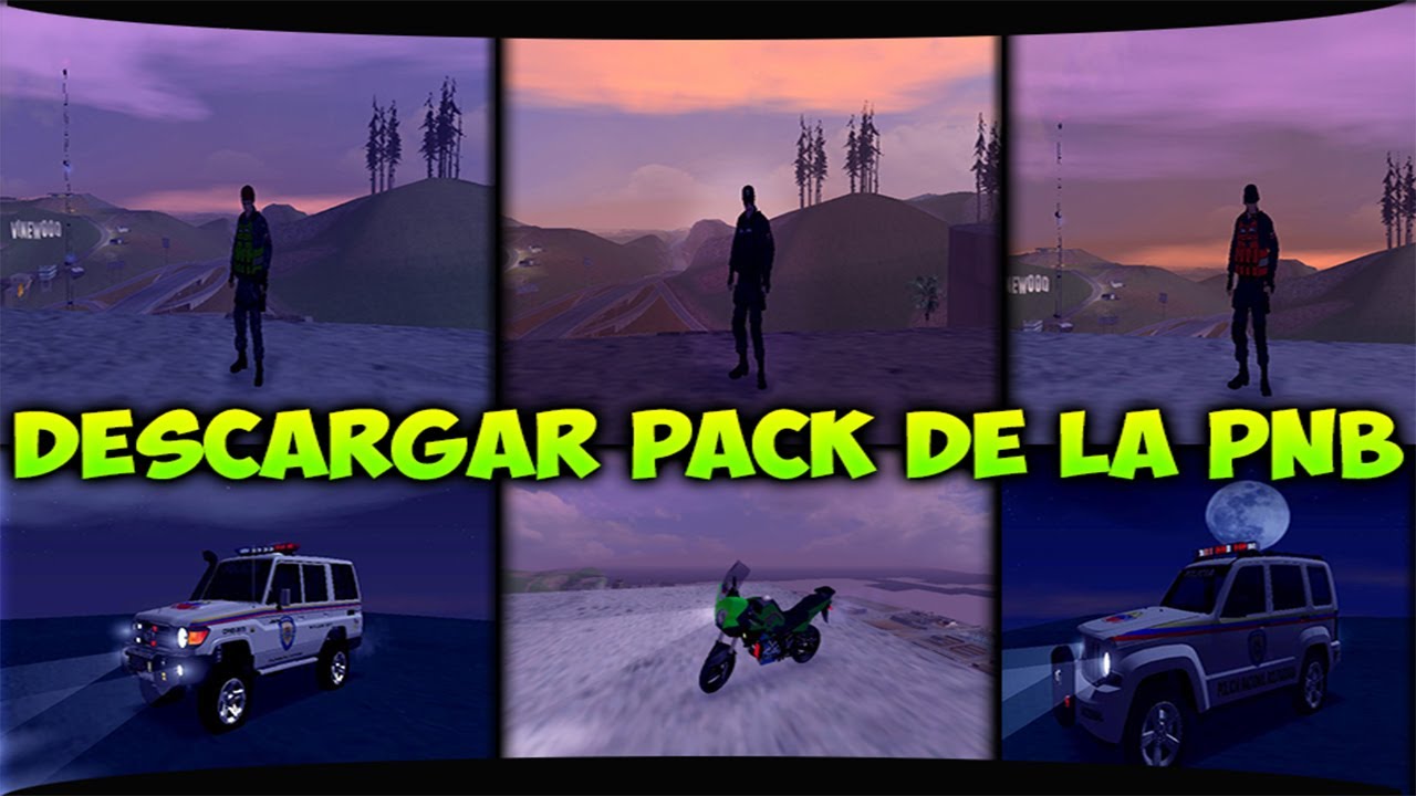 DESCARGAR NUEVO PACK DE LA PNB AZUL 2019 PARA GTA SA