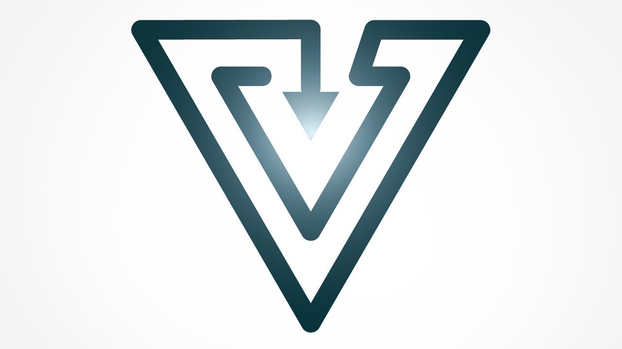 Letter V Logo Design Illustrator V Logo Hd Youtube