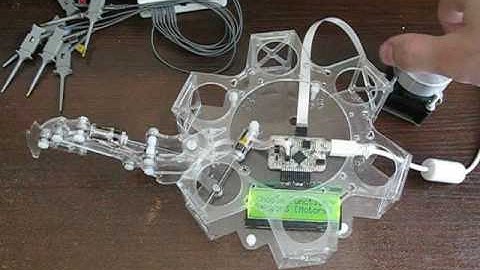 New type of hexapod prototype leg testing