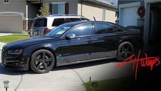 Audi S8 Full Chrome Delete