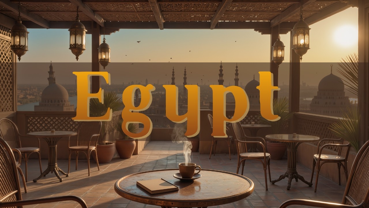 Cairo Golden Hour 🇪🇬 | Authentic Egyptian Lofi | Deep Focus & Oud Melodies | Islamic Architecture