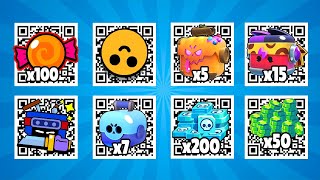 ALL WORKING QR CODES 2025 🥳 FREE x100 HALLOWEEN CANDIES 🍬 BRAWL STARS QR CODES 2025