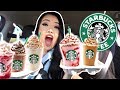 Trying My Subscribers Favorite Starbucks Drinks! | WOWWW