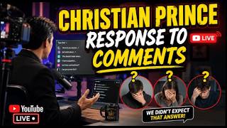 Christian Prince answering you "Christians "against Godlogic ? Live with Christian Prince
