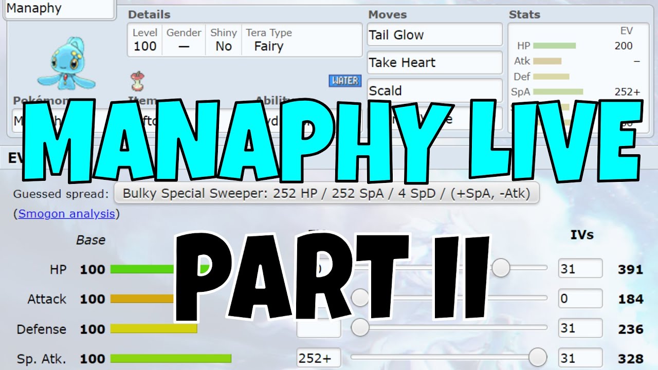 Manaphy Live Part 2!