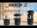 [ENG Sub]谁是尼康最强套机镜头？ 24-50mm f4-f6.3 vs 24-70mm f4s vs 24-200mm f4-f6.3vr