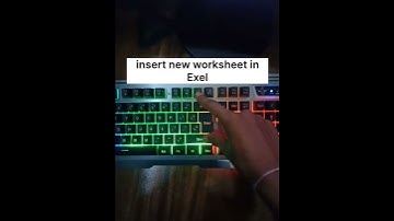 shift +F11= Insert new worksheet in Exel #please_subscribe_my_channel