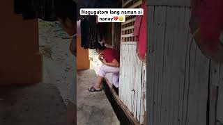 Nagugutom lang naman si nanay #drama #viral #sad