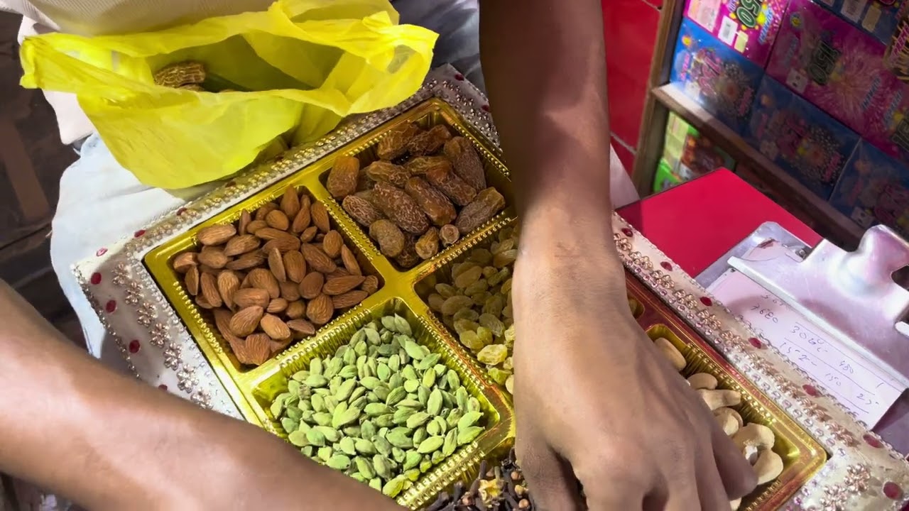 Packaging some dryfruits😋                                             