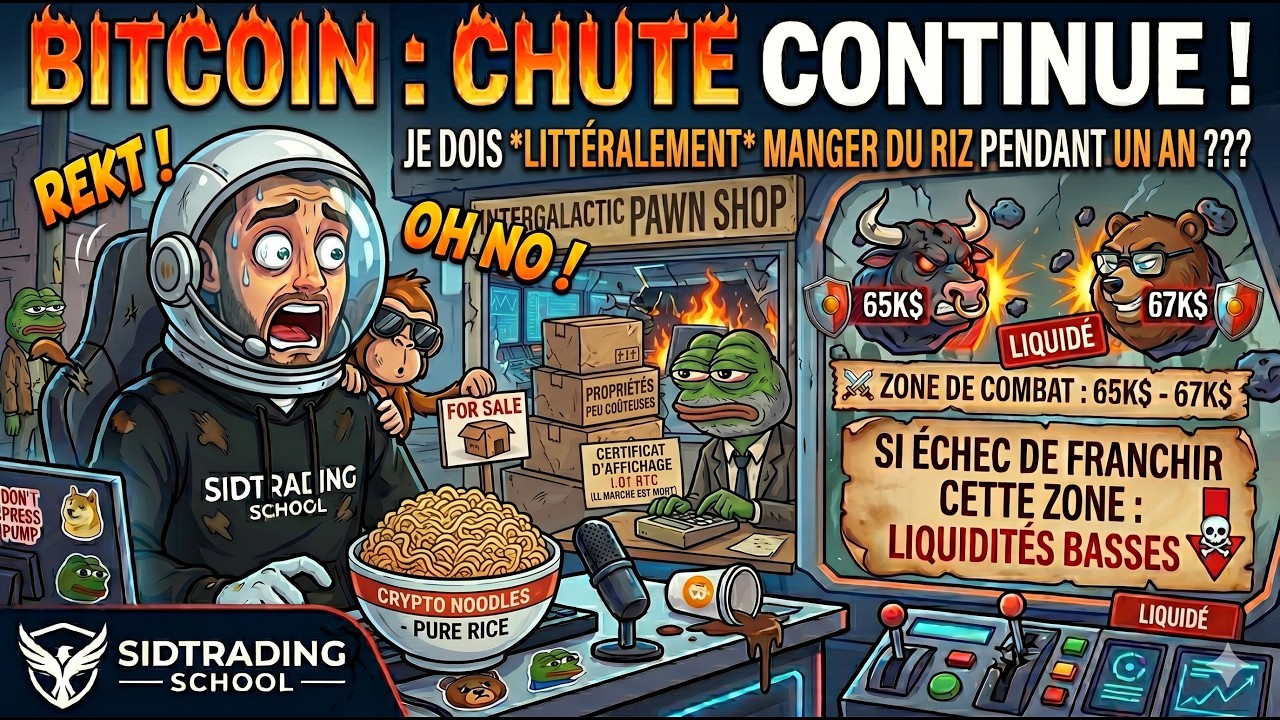 Miniatura Analyse Bitcoin: La zone de combat CRITIQUE (65K$ - 67K$) ⚔️