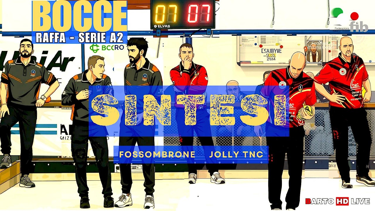 FOSSOMBRONE-JOLLY TNC - SINTESI - BOCCE RAFFA SERIE A2