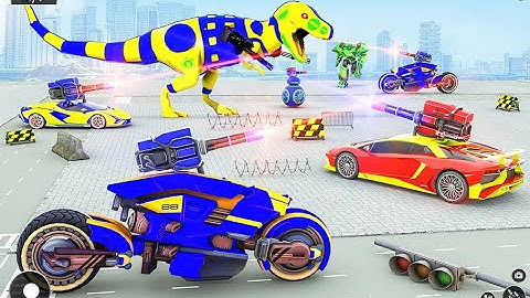 Dragon Robot Car Transform Game || 3D Unity Best Dragon Robot Game