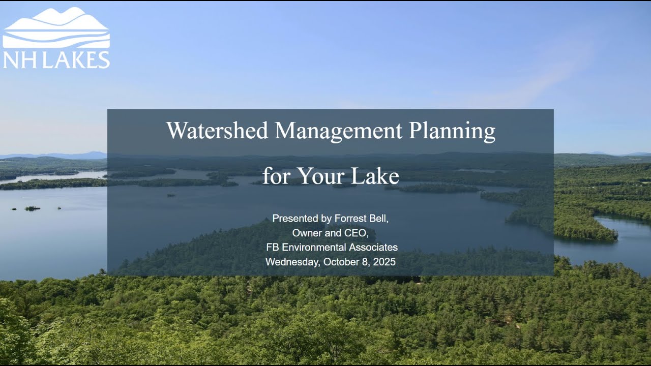 Watershed Management Planning for Your Lake