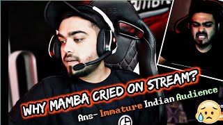 Why Mamba Cried? Mamba Gave A Lesson To Every Individual Scout Calming Mamba