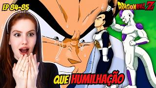 VEGETA É HUMILHADO - EP 84 e 85 Carol Balds REACT DRAGON BALL Z