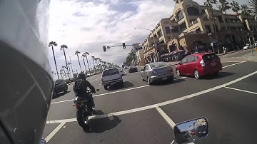 Ken showing off the new Sena 10c