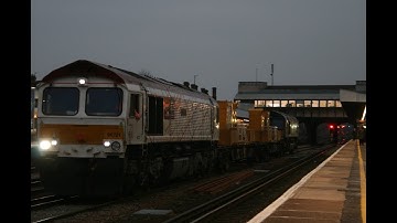 GBRF 66718 And 66721 At Tonbridge Working 3Y74 Tonbridge To Tonbridge 05/01/19
