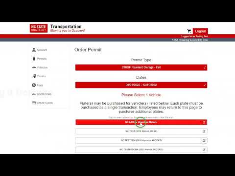 NC State Student Permit Sales How To