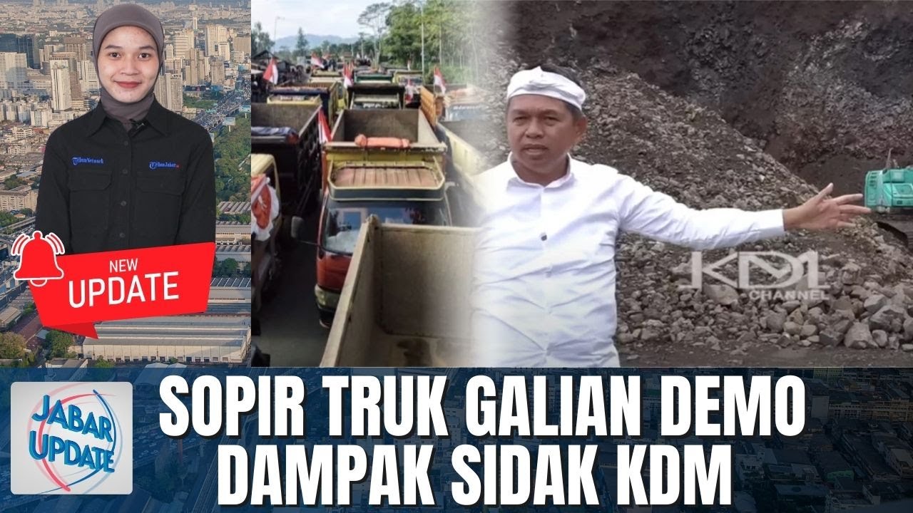 Pasca Sidak Dedi Mulyadi Ke Tambang Ilegal, Sopir Truk Galian Demo ke DPRD Subang  | JABAR UPDATE