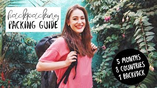 Backpacking Packing Tips | What To Bring For Long Term Travel