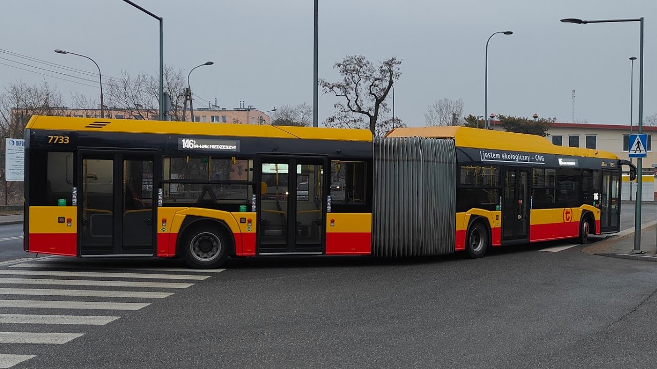 Linia 146 przez Olecką - Solaris Urbino 18 IV CNG #7733 ( MZA Warszawa )