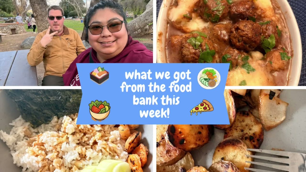 What we got from the food bank food haul