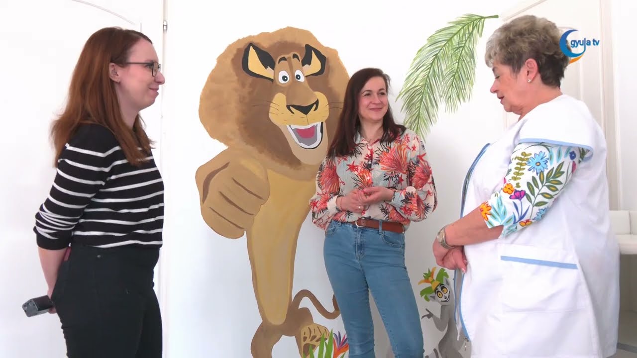 30 év után, közösségi segítséggel újultak meg a gyermekorvosi rendelő falai