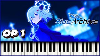青春のアーカイブ (楽譜、MIDI、ドラム & WAVファイル) - Abydos Koutou Gakkou Taisaku Iinkai