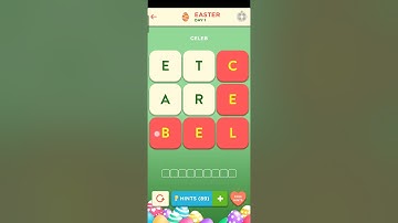 Wordbrain 2 Easter Event Day 1 2023 Answers