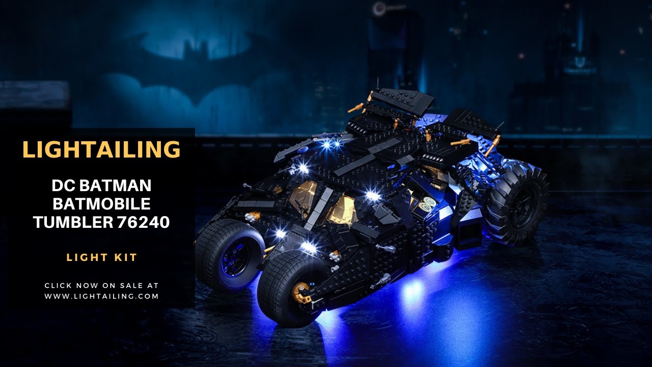 LEGO® Batman Tumbler #76240 Light Kit – Light My Bricks USA