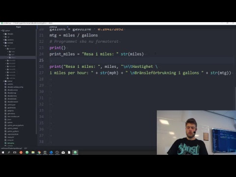 New Update Python Kmom01: Föreläsning
