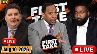 ESPN FIRST TAKE LIVE HD 08/10/2026 | GET UP LIVE | Stephen A. & Kendrick Perkins Debate Sports