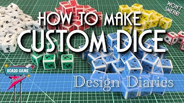 Design Diaries: How to make great-looking custom dice for your prototypes.  (No smudging or fading!)