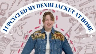 I Upcycled My First Ever Denim Jacket And Im V Proud Of It