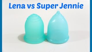 Lena cup small vs Super Jennie small