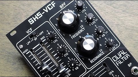 Introducing SH5-VCF Dual Filter Eurorack Adaption (Roland SH-5) [Demo #1]