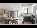 75 Mid-sized Kitchen With Gray Cabinets Design Ideas You'll Love 🔴