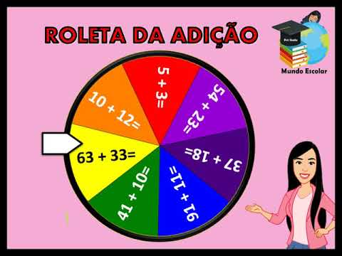 Prof.ª Patrícia (4º ano Fraternidade) - Matemática - Jogo Roleta da Adição  e Subtração 