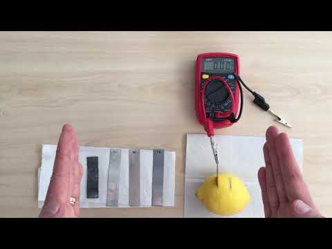 Galvaniskt element - Citronbatteri