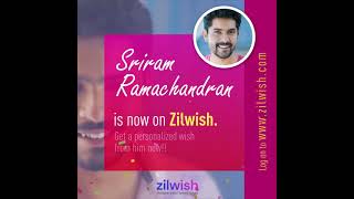 Actor Sreeram Ramachandran Is Now On Zilwish